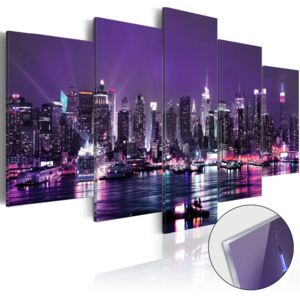Skleněný obraz - Purple Sky 100x50 cm