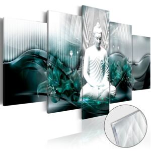 Obraz na skle Bimago - Azure Meditation 100x50 cm