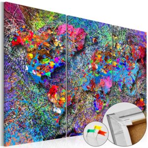 Bimago Obraz na korku - Colourful Whirl 60x40 cm
