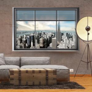 Fototapeta Bimago - New York window + lepidlo zdarma 100x70 cm