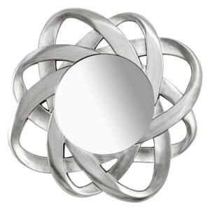 Demsa home Nástěnné zrcadlo Snake, 90 cm, stříbrné