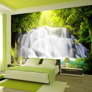 Bimago Fototapeta - Arcadian waterfall 100x70 cm