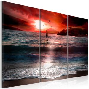 Obraz na plátně Bimago - Pohled na moře 60x40 cm