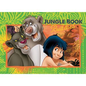AG Design Kniha Džunglí - vliesová fototapeta