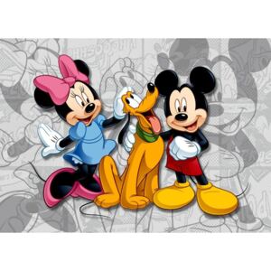 AG Design Minnie a Mickey Mouse - vliesová fototapeta