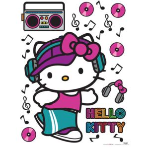 AG Design Hello Kitty - samolepka na zeď 65x85 cm
