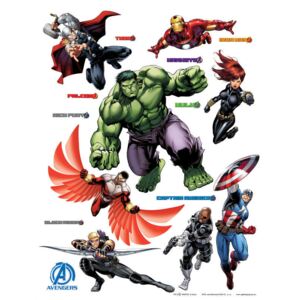 AG Design Avengers - samolepka na zeď 65x85 cm