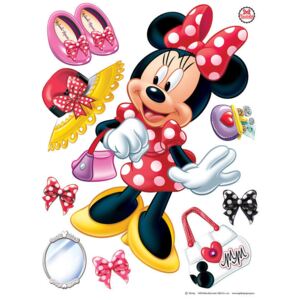 AG Design Minnie Mouse - samolepka na zeď 65x85 cm