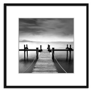Styler Obraz v rámu - Molo černobílé 3 50x50 cm