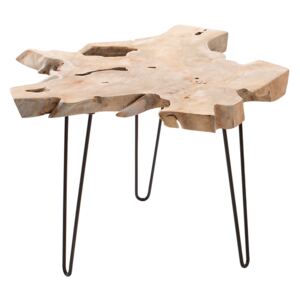 Demsa home Odkládací stolek Ruto, 60 cm, teakové dřevo