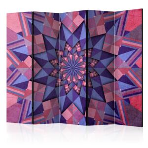 Bimago Paraván - Star Mandala (Pink-Violet) 225x172 cm