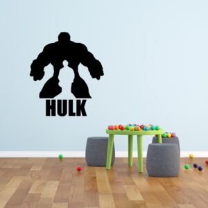 GLIX Avengers Hulk - samolepka na zeď Černá 90x60 cm