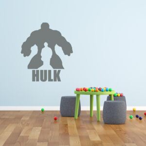 GLIX Avengers Hulk - samolepka na zeď Šedá 60x40 cm