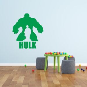GLIX Avengers Hulk - samolepka na zeď Zelená 90x60 cm
