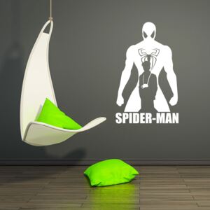 GLIX Avengers Spider Man - samolepka na zeď Bílá 90x55 cm