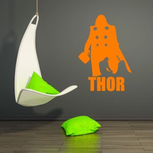 GLIX Avengers Thor - samolepka na zeď Oranžová 120x80 cm