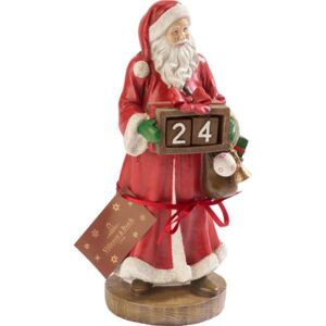 Villeroy & Boch Christmas Toys dřevěný adventní kalendář Santa, 23 cm