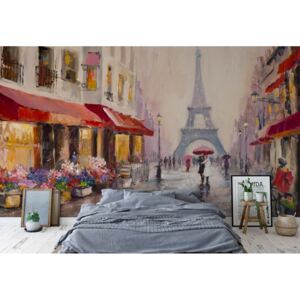 Fototapeta - Paris Art Painting Vliesová tapeta - 416x254 cm