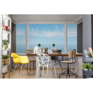 Fototapeta - Sea And Sky 3D Penthouse View Vliesová tapeta - 254x184 cm