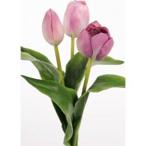 Animadecor Umělá květina - Tulipán světle fialový mix