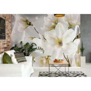Fototapeta GLIX - Magnolia Flowers + lepidlo ZDARMA Vliesová tapeta - 520x318 cm