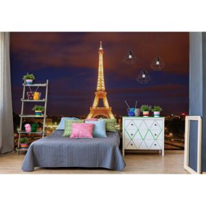 Fototapeta GLIX - Eiffel Tower Paris + lepidlo ZDARMA Vliesová tapeta - 254x184 cm