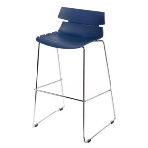 Barová židle Stolen, modrá (Barová židle Stolen, modrá, Barové židle)