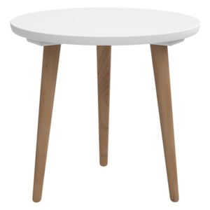 Odkládací stolek Tafel, 45 cm, bílá (Odkládací stolek Tafel, 45 cm, bílá, Odkládací stolky)