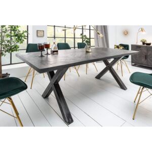 Designový jídelní stůl Allen Home 200 cm, šedé mango