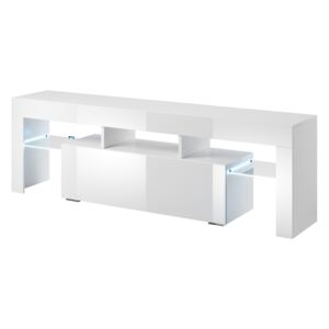 Televizní stolek TORO 138 bílý lesk