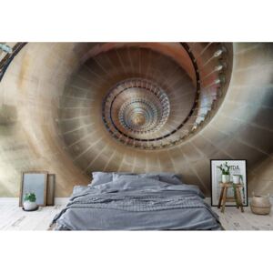 Fototapeta GLIX - Spiral Staircase + lepidlo ZDARMA Vliesová tapeta - 368x254 cm