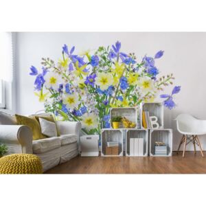 GLIX Fototapeta - Spring Bouquet Vliesová tapeta - 416x290 cm