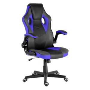Kancelářská židle RACING PRO ZK-019 - černo-modrá