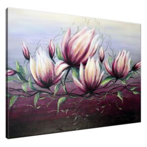 Ručně malovaný obraz Květiny magnólie 115x85cm RM2382A_1AS