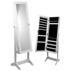 Chomik Zrcadlo stojací bílé 41 x 36,5 x 147 cm PHO5782