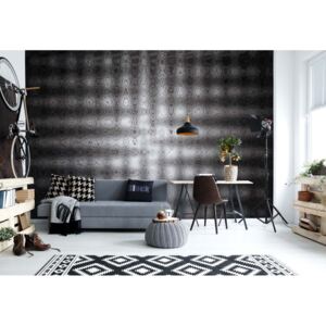 Fototapeta - Modern Black And White Abstract Design Vliesová tapeta - 368x254 cm