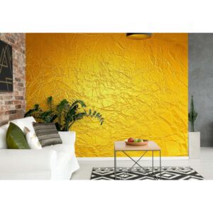 GLIX Fototapeta - Yellow Stone Texture Vliesová tapeta - 312x219 cm