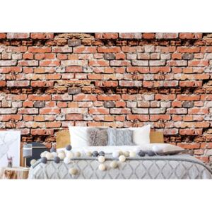 GLIX Fototapeta - Brick Wall Texture Vliesová tapeta - 312x219 cm