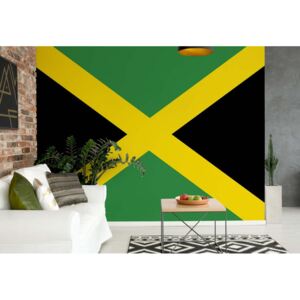 GLIX Fototapeta - Flag Jamaica Vliesová tapeta - 208x146 cm