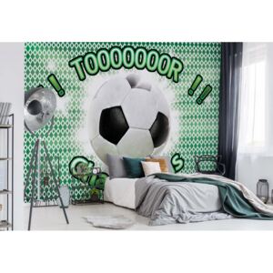 Fototapeta - Football Champions Green Vliesová tapeta - 254x184 cm