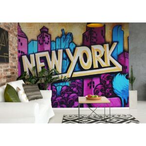 GLIX Fototapeta - City Spray Vliesová tapeta - 416x290 cm