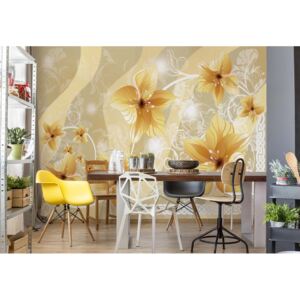 GLIX Fototapeta - Luxury Floral Design II. Vliesová tapeta - 368x254 cm