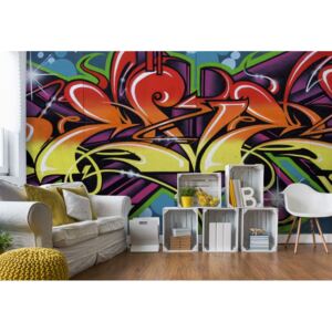 Fototapeta GLIX - Graffiti Street Art 3 + lepidlo ZDARMA Vliesová tapeta - 208x146 cm