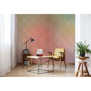 GLIX Fototapeta - Orange And Peach Modern Gradient Pattern Vliesová tapeta - 208x146 cm