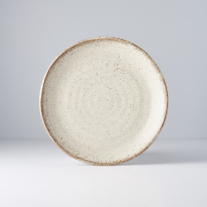 MIJ Mělký talíř Fade pískový 24 cm