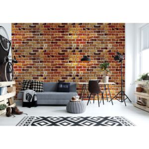 GLIX Fototapeta - Brick Wall Vliesová tapeta - 254x184 cm