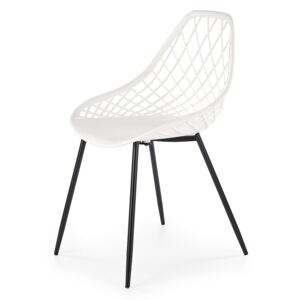 Židle K330 bílá/černá