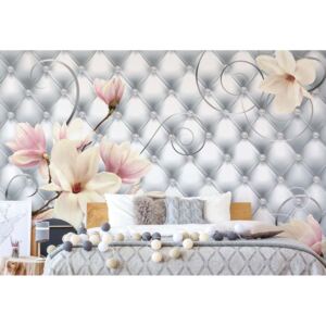 GLIX Fototapeta - Magnolia Flowers Luxury Design Vliesová tapeta - 312x219 cm