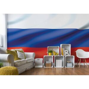 Fototapeta - 3D Flag Russia Vliesová tapeta - 254x184 cm