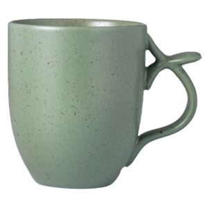 Made in Japan Hrnek s netradičním uchem Tea Cup zelený 500 ml